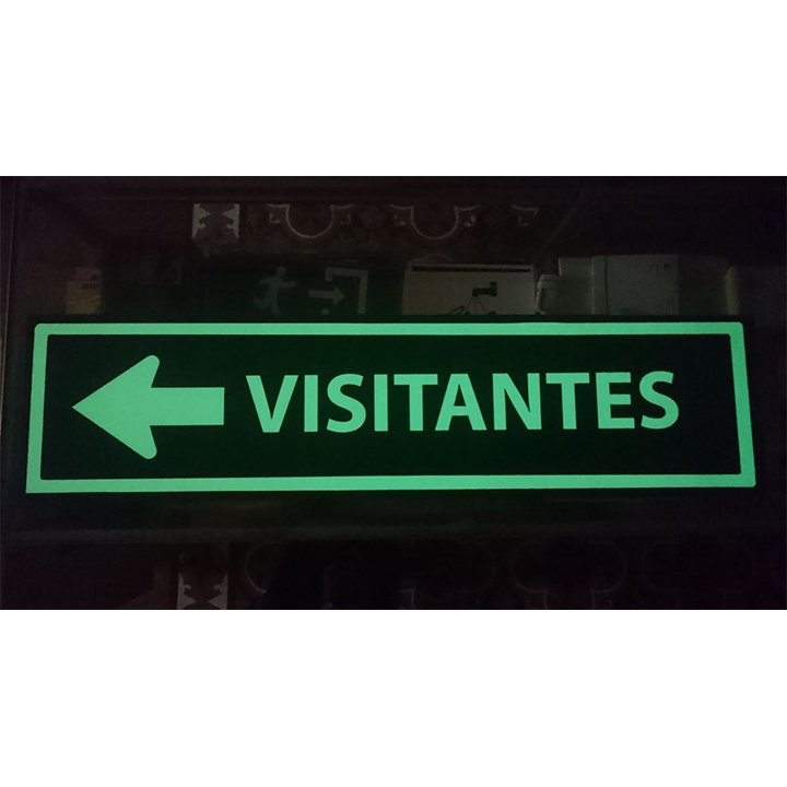 Letrero de estacionamiento reflectivo o fotoluminiscente 24 x 12 pulg.