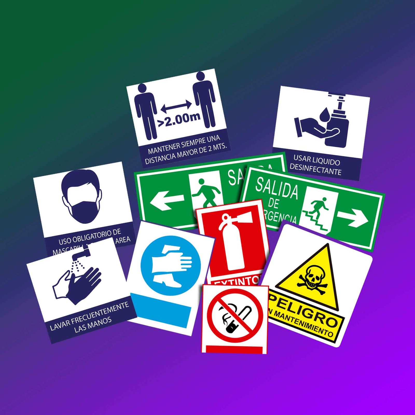 Letreros preventivos