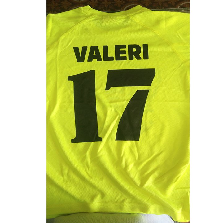 Sublimación de t-shirts deportivos, frente y espalda (docena)