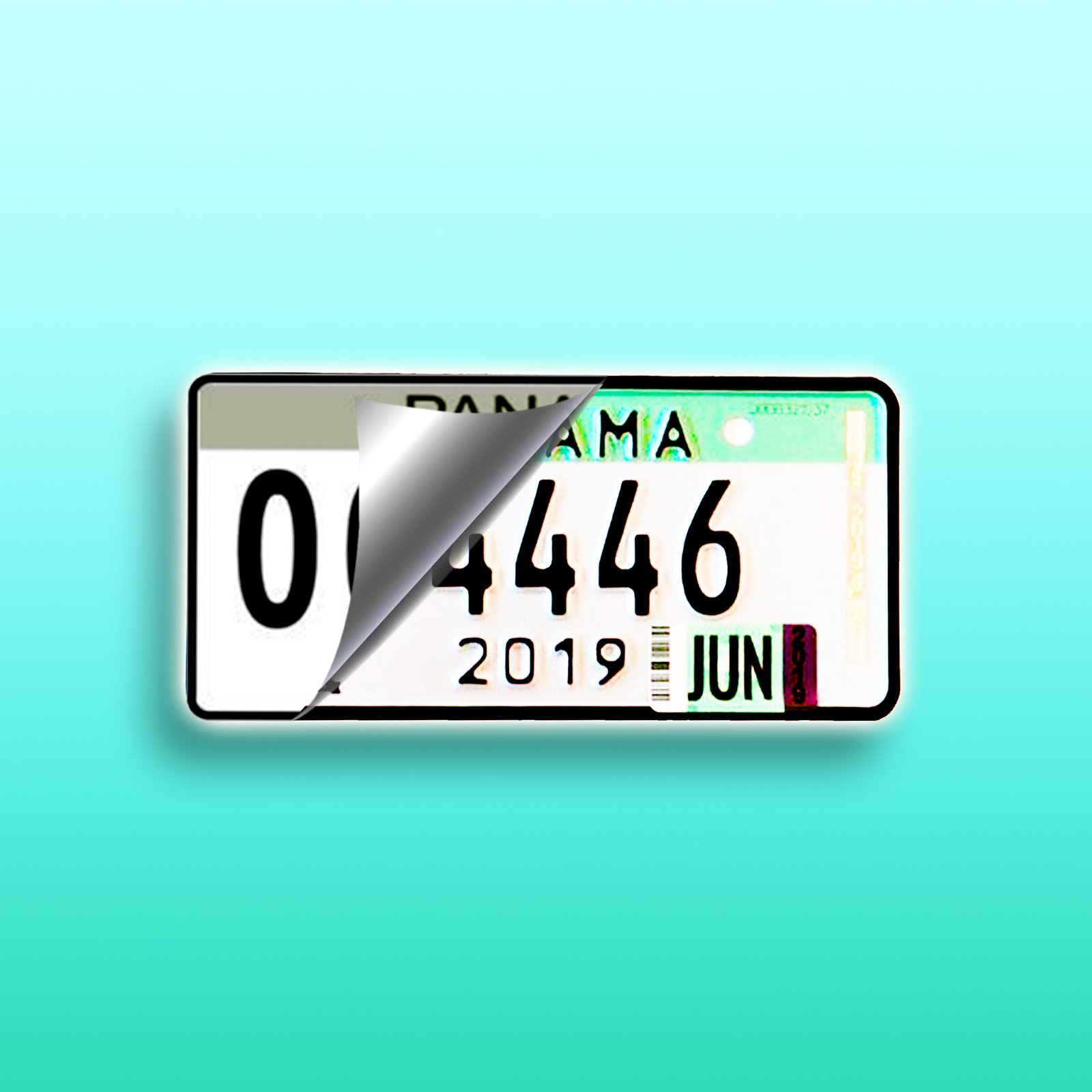 Placa de PVC para placa perdida