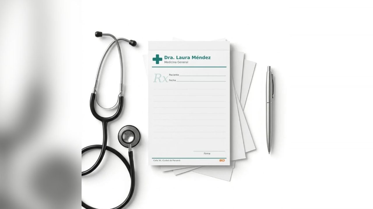 Recetarios médicos impresos y personalizados para consultorio