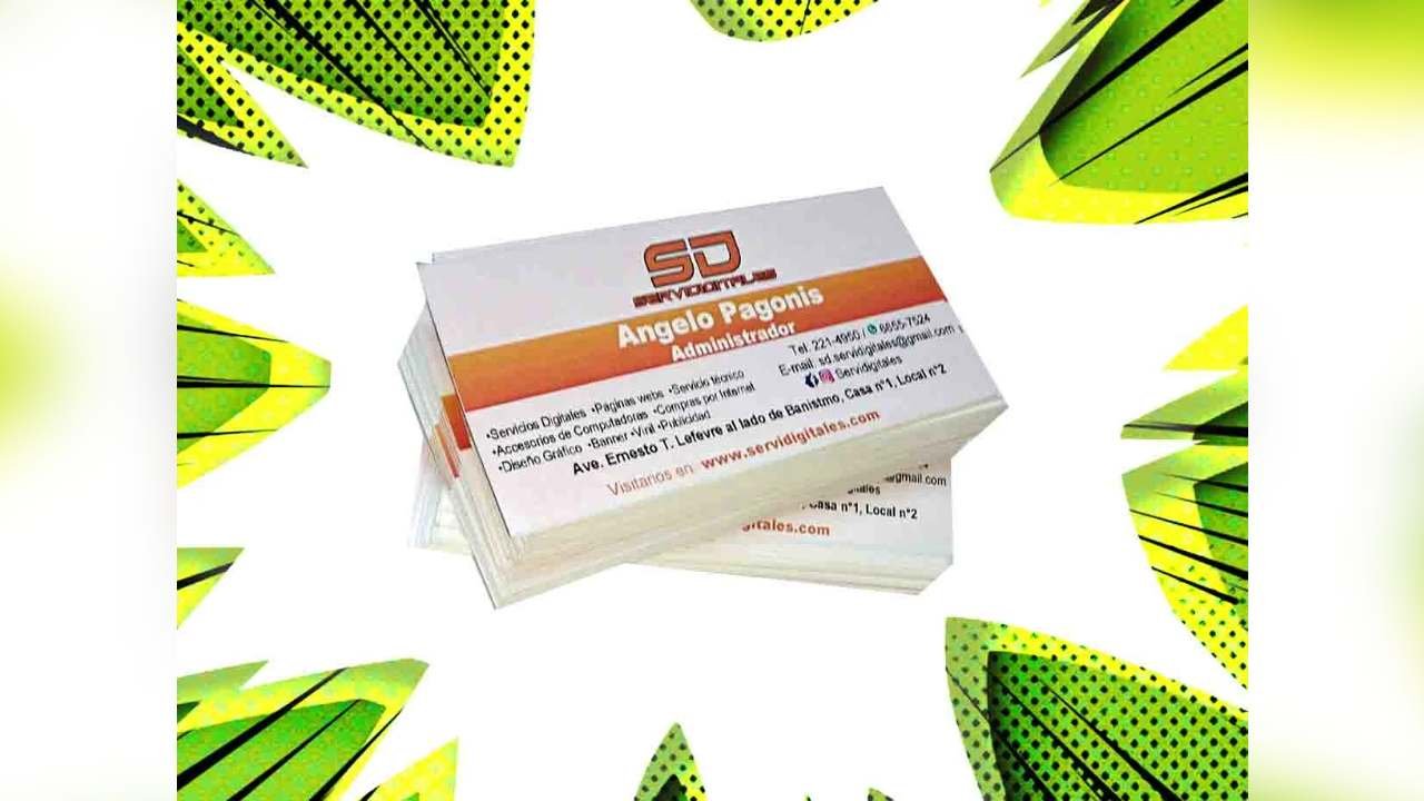 Tarjetas de presentación – ServiDigitales Panamá