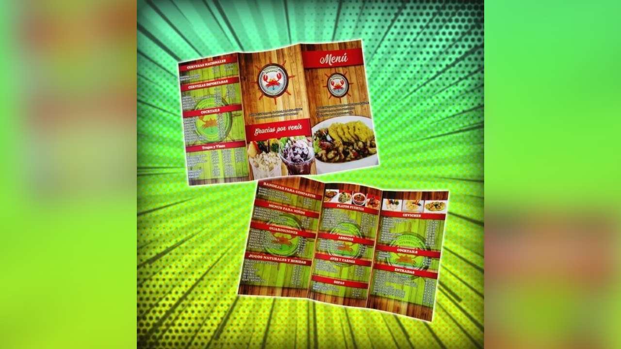 Diseño Gráfico aplicado a impresión de Menú – ServiDigitales Panamá