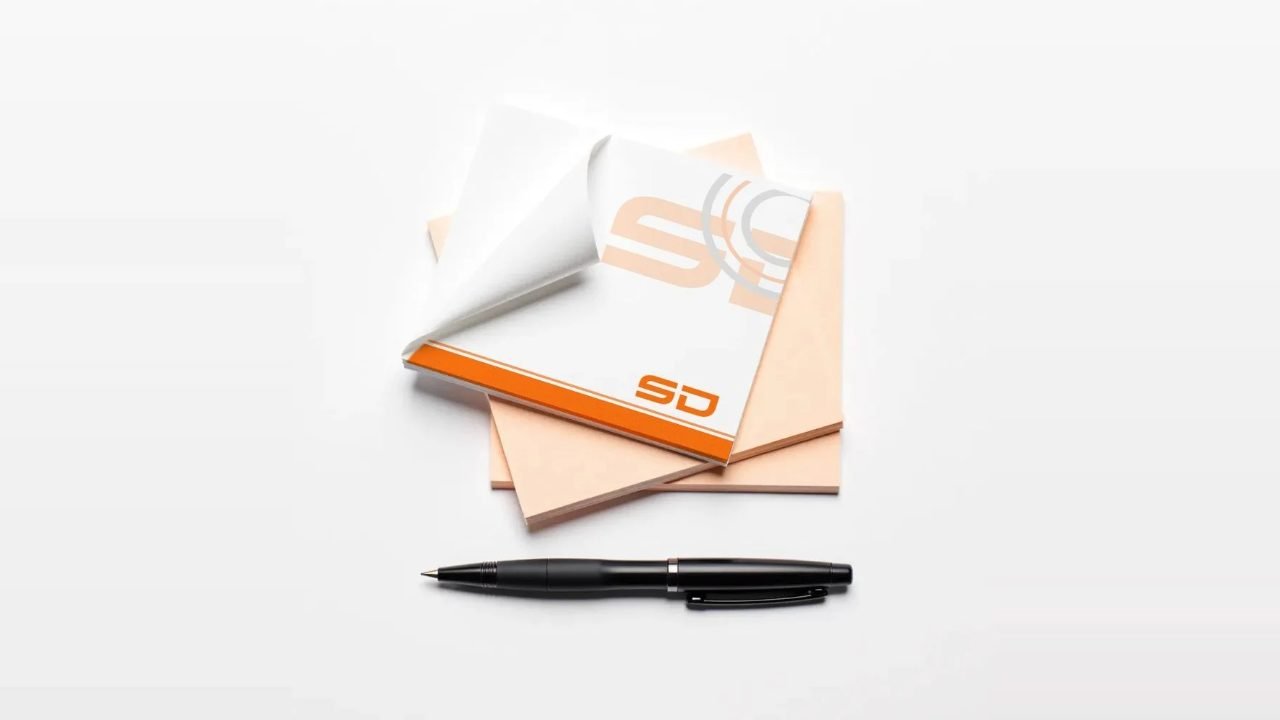 Post it personalizados impresos con logo SD de ServiDigitales