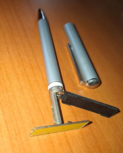 Sello de Pluma /33x8mm , Diseño Gráfico Incluido