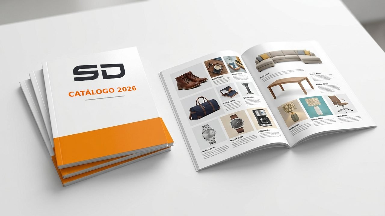 Catálogos de productos impresos a full color con tapa personalizada – ServiDigitales Panamá
