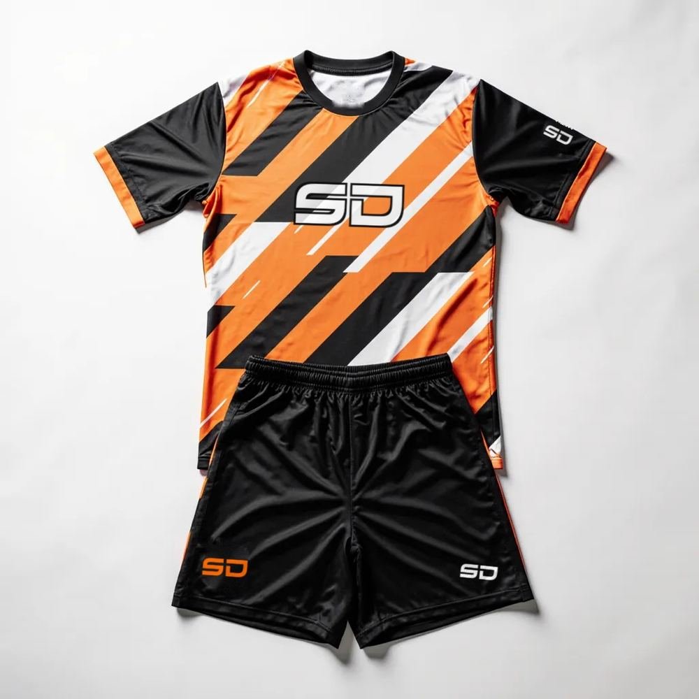 Uniforme de fútbol full sublimación personalizado con logo SD